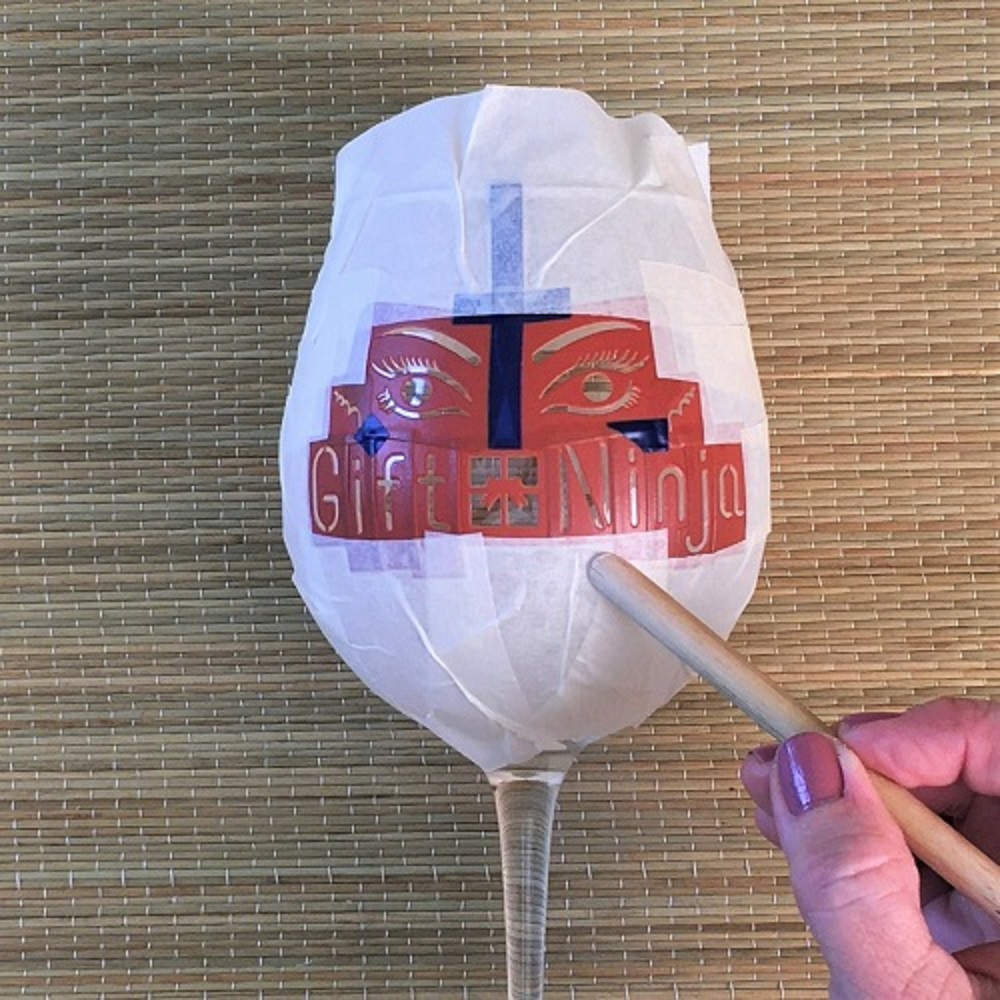 Gift Ninja Wine Glass