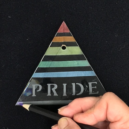 Rainbow Pride Triangle