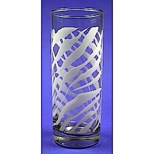 Zebra Beverage Glass  