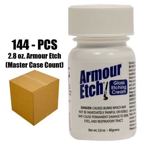  Armour Etch 15-0200 Etching Cream, White, 10 : Arts, Crafts &  Sewing