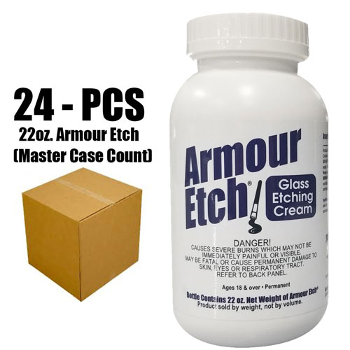 15-0250-CASE - 22 oz  Armour Etch Glass Etching Cream (24pc Case)