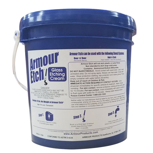 15-0900 - 5 gal Pail Armour Etch Glass Etching Cream