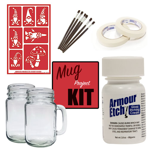 Starter Glass Etching Kit -  - Glass Etching Supplies
